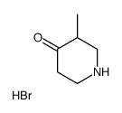 3-Methylpiperidin-4-one hydrobromide structure