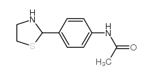 N-[4-(1,3-thiazolidin-2-yl)phenyl]acetamide结构式