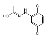 N-Acetyl-N'-(2,5-dichlorophenyl)hydrazine, Acetic acid N'-(2,5-dichlorophenyl)hydrazide结构式