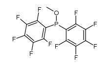 methoxybis(perfluorophenyl)phosphine Structure