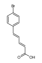 5-(4-bromophenyl)penta-2,4-dienoic acid结构式