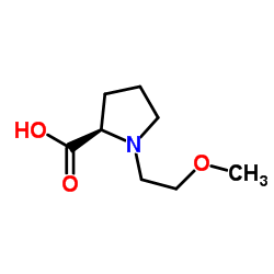 D-Proline, 1-(2-methoxyethyl)- (9CI)结构式