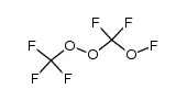 Fluoroxydifluoromethyl trifluoromethyl peroxide Structure