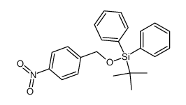 1-nitro-4-(tert-butyldiphenylsiloxymethyl)benzene结构式