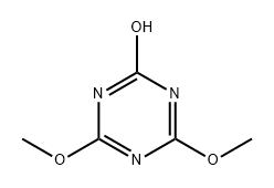 1,3,5-Triazin-2-ol, 4,6-dimethoxy- Structure