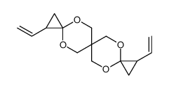 2,11-bis(ethenyl)-4,8,12,15-tetraoxatrispiro[2.2.2.29.26.23]pentadecane结构式