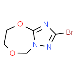 2-Bromo-7,8-dihydro[1,2,4]triazolo[5,1-b][1,5,3]dioxazepine structure