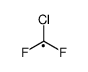 chloro(difluoro)methane Structure