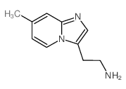 IMidazo[1,2-a]pyridine-3-ethanamine, 7-Methyl-结构式