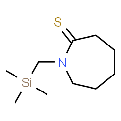 2H-Azepine-2-thione,hexahydro-1-[(trimethylsilyl)methyl]- structure