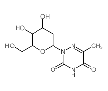 as-Triazine-3,5(2H,4H)-dione,2-(2-deoxy-b-D-arabino-hexopyranosyl)-6-methyl-(8CI) picture