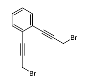 1,2-bis(3-bromoprop-1-ynyl)benzene Structure