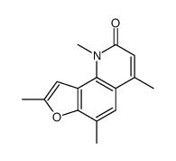 1,4,6,8-tetramethylfuro[2,3-h]quinolin-2-one结构式