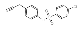 4-氰基甲基-4-氯苯-1-磺酸苯酯结构式
