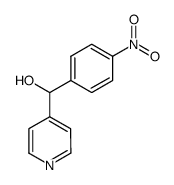 4-(1-hydroxy-1-(4-pyridyl)methyl)-1-nitrobenzene Structure