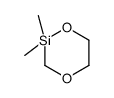 2,2-dimethyl-1,4,2-dioxasilinane Structure