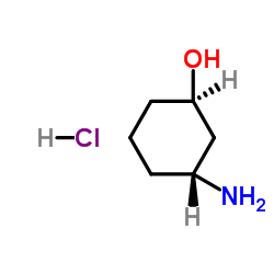 (1R,3R)-3-Aminocyclohexanol hydrochloride Structure