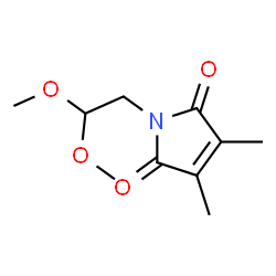 1H-Pyrrole-2,5-dione, 1-(2,2-dimethoxyethyl)-3,4-dimethyl- (9CI)结构式