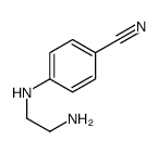 4-(2-aminoethylamino)benzonitrile结构式