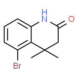 5-broMo-4,4-diMethyl-3,4-dihydroquinolin-2(1H)-one结构式