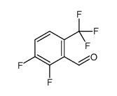 2,3-DIFLUORO-6-TRIFLUOROMETHYLBENZALDEHYDE结构式