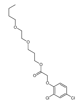 3-(2-butoxyethoxy)propyl 2-(2,4-dichlorophenoxy)acetate结构式