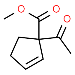 2-Cyclopentene-1-carboxylic acid, 1-acetyl-, methyl ester (9CI) picture