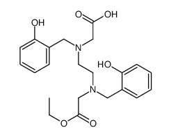 2-[2-[(2-ethoxy-2-oxoethyl)-[(2-hydroxyphenyl)methyl]amino]ethyl-[(2-hydroxyphenyl)methyl]amino]acetic acid Structure