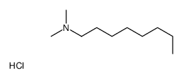 dimethyl(octyl)azanium,chloride结构式