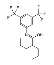N-[3,5-Bis(trifluoromethyl)phenyl]-2-propylpentanamide结构式
