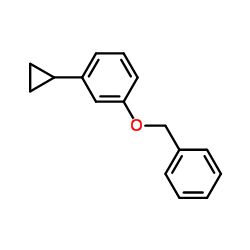 1-(Benzyloxy)-3-cyclopropylbenzene结构式