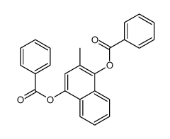 (4-BENZOYLOXY-3-METHYLNAPHTHALEN-1-YL) BENZOATE结构式