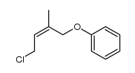 {[(2Z)-4-Chloro-2-methylbut-2-enyl]oxy}benzene Structure