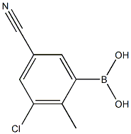 3-Chloro-2-methyl-5-cyanophenylboronic acid图片