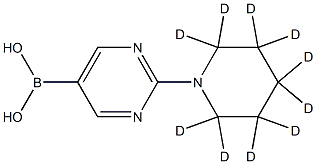 (2-(piperidin-1-yl-d10)pyrimidin-5-yl)boronic acid图片