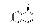 6-fluoro-1-oxidoquinolin-1-ium结构式