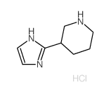 4-(1H-IMIDAZOL-2-YL)-PIPERIDINE HCL Structure