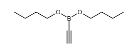 ethynylboronic acid dibutyl ester Structure