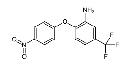 2-(4-Nitrophenoxy)-5-(trifluoromethyl)benzeneamine结构式