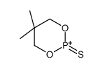 5,5-dimethyl-2-sulfanylidene-1,3,2-dioxaphosphinan-2-ium Structure