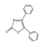 2,3-Diphenyl-1,3,4-oxadiazol-3-ium-5-olate结构式