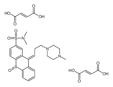 (Z)-but-2-enedioic acid,(9Z)-N,N-dimethyl-9-[3-(4-methylpiperazin-1-yl)propylidene]-10-oxothioxanthene-2-sulfonamide结构式