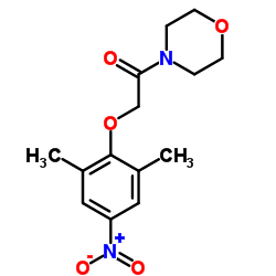2-(2,6-Dimethyl-4-nitrophenoxy)-1-(4-morpholinyl)ethanone Structure