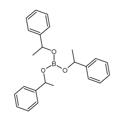 tris{(+)-1-phenylethoxy}borane结构式