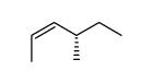 (S)-4-methyl-hex-2c-ene结构式