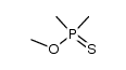 O-Methyl dimethylthiophosphinate Structure