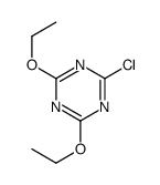 2-chloro-4,6-diethoxy-1,3,5-triazine Structure