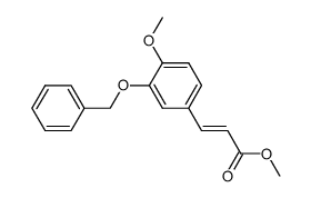 3-Benzylisoferulic acid methyl ester Structure