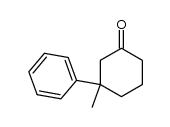 3-methyl-3-phenylcyclohexan-1-one Structure