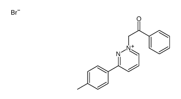 2-[3-(4-methylphenyl)pyridazin-1-ium-1-yl]-1-phenylethanone,bromide Structure